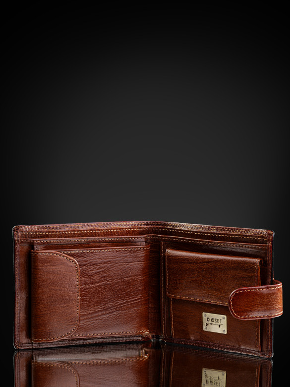 Портмоне мужское Cosset F14-327-1432 коричневое