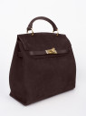 Сумка Curanni 9402 замша коричневая