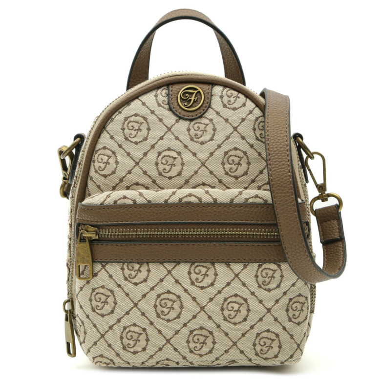 Сумка-рюкзак FABRETTI FMMW233579-12 коричневый принт