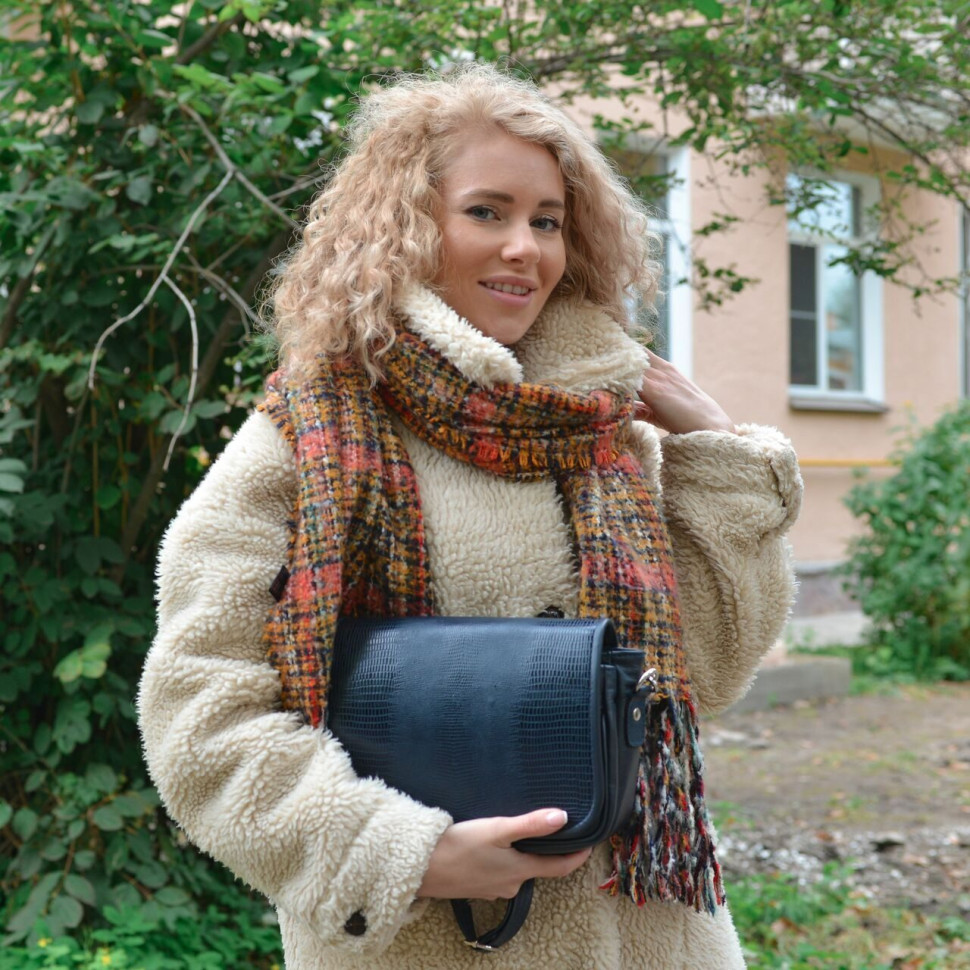 Сумка женская Natalia Kalinovskaya, С93 «Юния» синяя Сумка женская Natalia Kalinovskaya, С93 «Юния» синяя