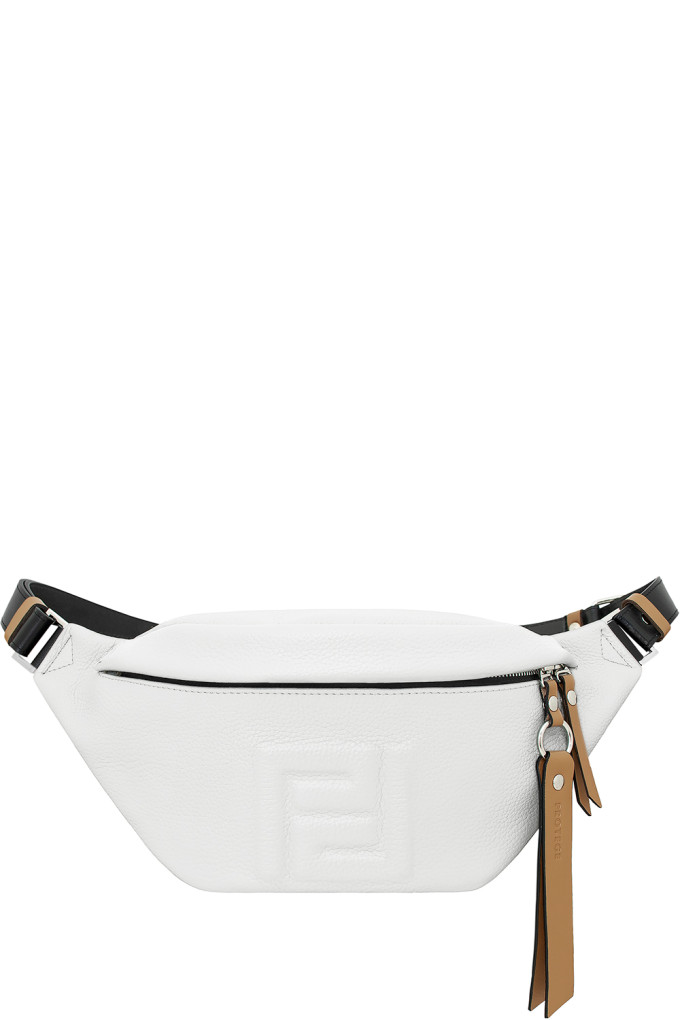 Сумка Protege Ц-482 белая флотер+гладкая Сумка Protege Ц-482 белая флотер+гладкая