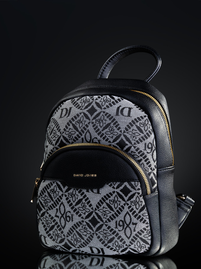 Рюкзак городской David Jones 7237 black Рюкзак городской David Jones 7237 black