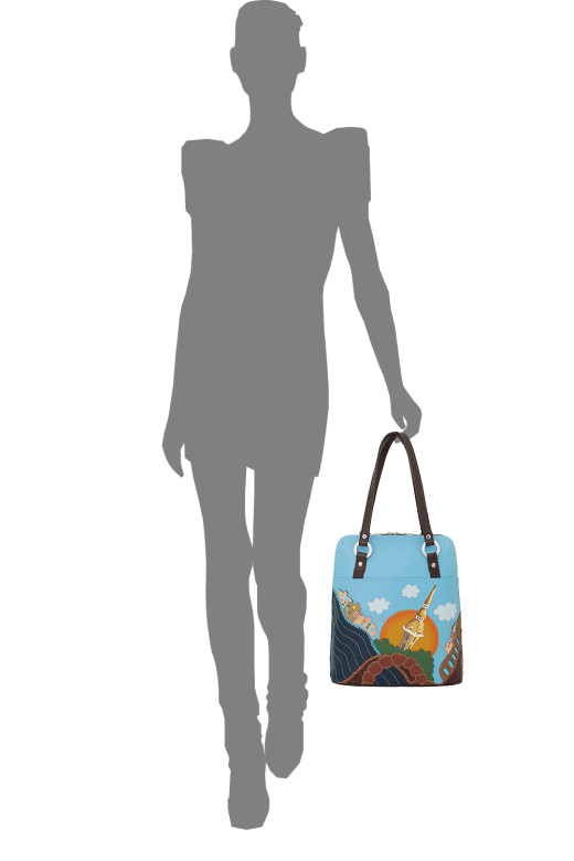 Сумка-трансформер женская Protege, ДС-226-237, "Город-13"мокко