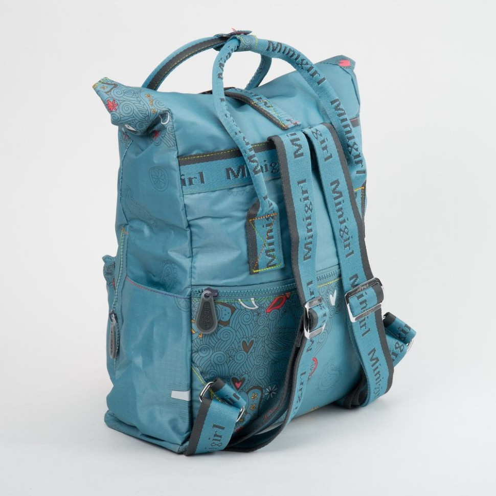 Сумка-рюкзак Minigirl 20175 слон тёмно-синяя Сумка-рюкзак Minigirl 20175 слон тёмно-синяя