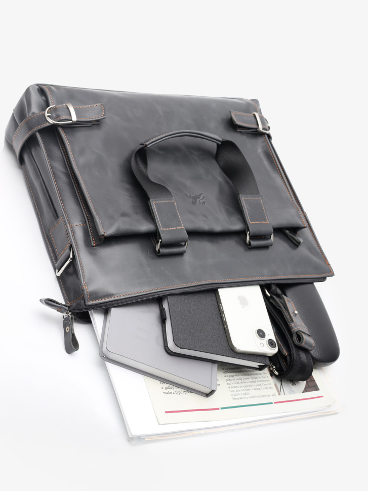 Портфель мужской кожа Maxsimo Tarnavsky 1015 графит Портфель мужской кожа Maxsimo Tarnavsky 1015 графит