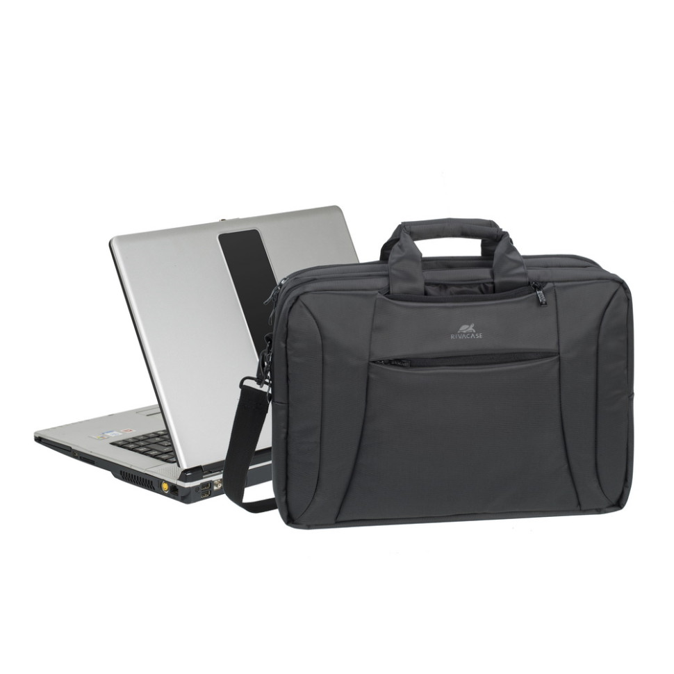 Сумка-трансформер для ноутбука 16", 8290 charcoal black Сумка-трансформер для ноутбука 16", 8290 charcoal black