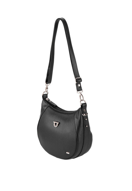 Сумка Esse 78398 АЙЛИН DARK кожа флотер черная