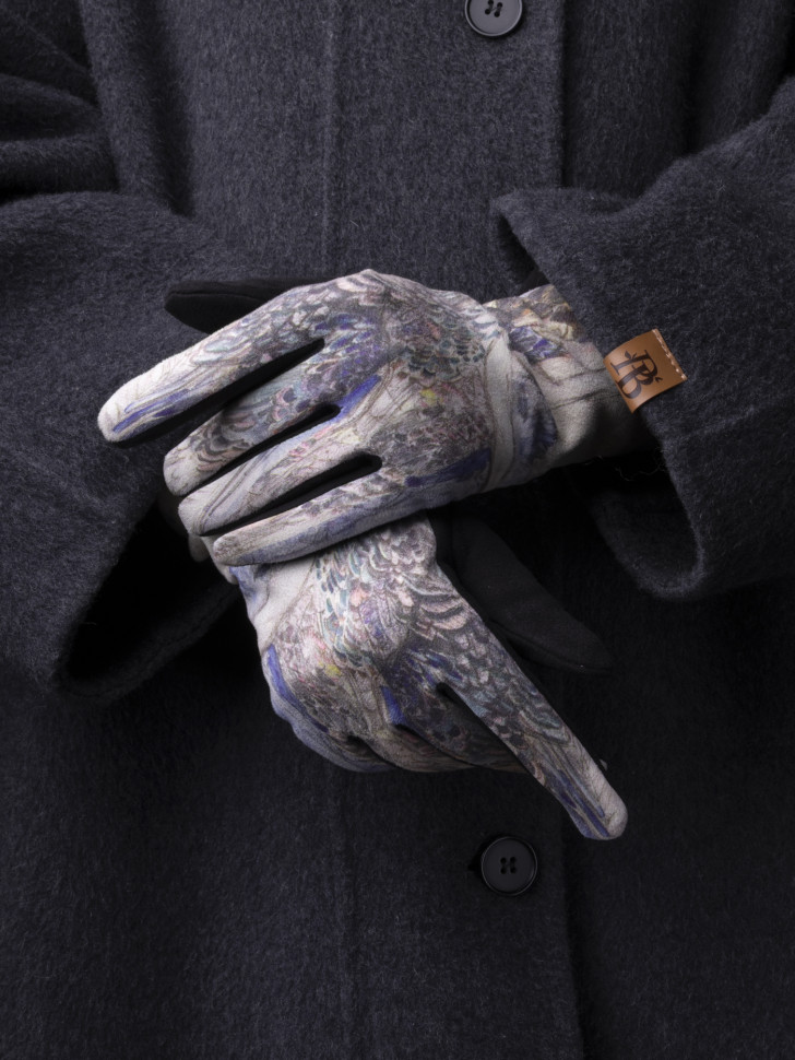 Перчатки женские Ангел 111-8 девушка абстр.