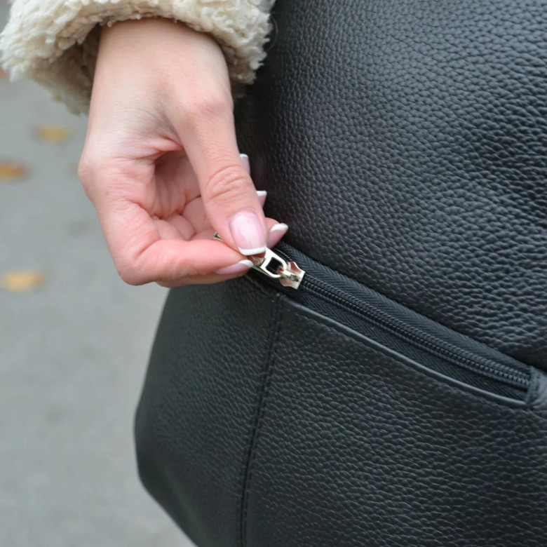 Рюкзак женский Natalia Kalinovskaya, «Урбан» черный флотер Рюкзак женский Natalia Kalinovskaya, «Урбан» черный флотер