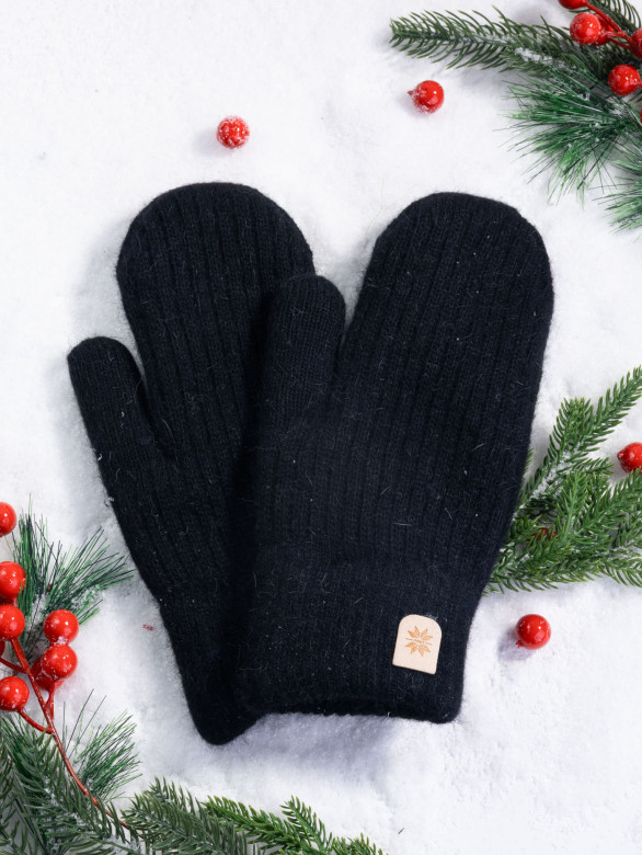 Варежки женские Корона 6559 черные