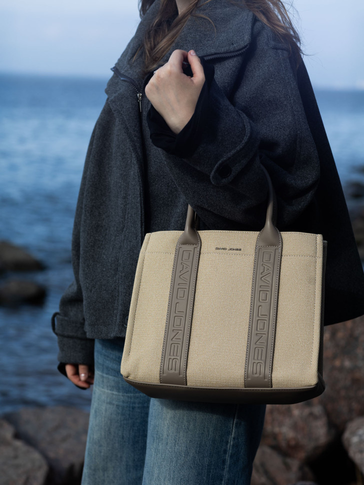 Сумка женская David Jones 7724 oatmeal beige Сумка женская David Jones 7724 oatmeal beige