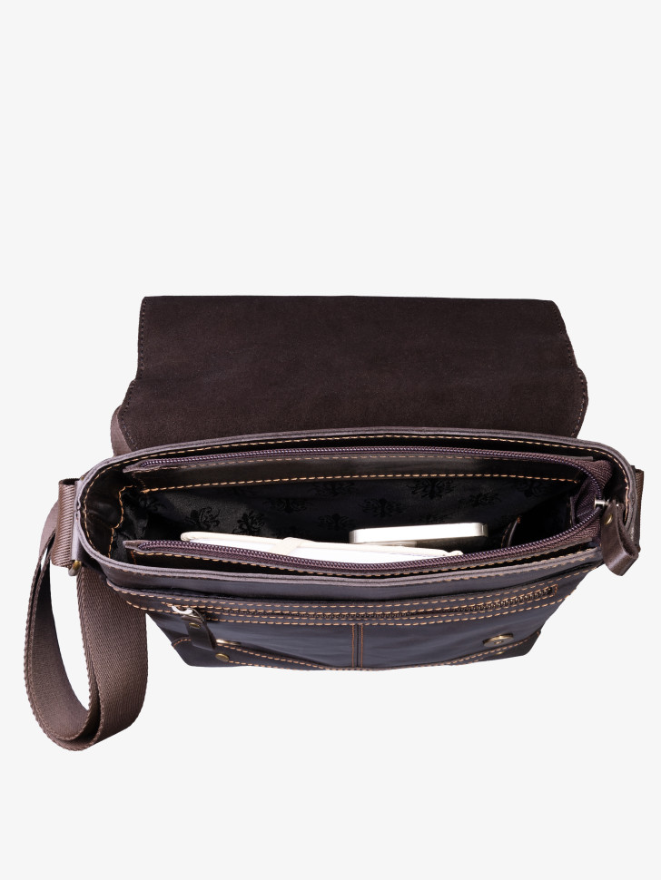 Сумка мужская Baggins 0107 коричневая пулап