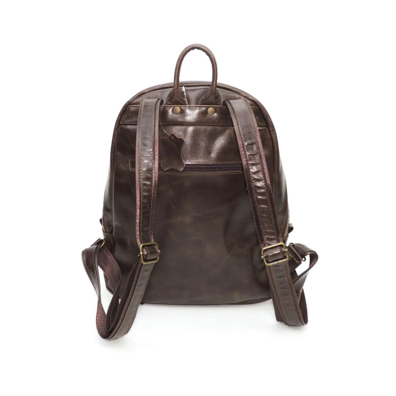 Рюкзак женский Natalia Kalinovskaya, «Эша» коричневый гладкий