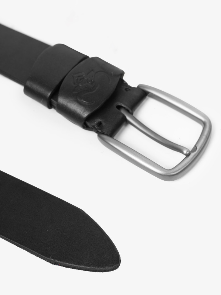 Ремень мужской Remart №40 буйвол черный гладкий Ремень мужской Remart №40 буйвол черный гладкий