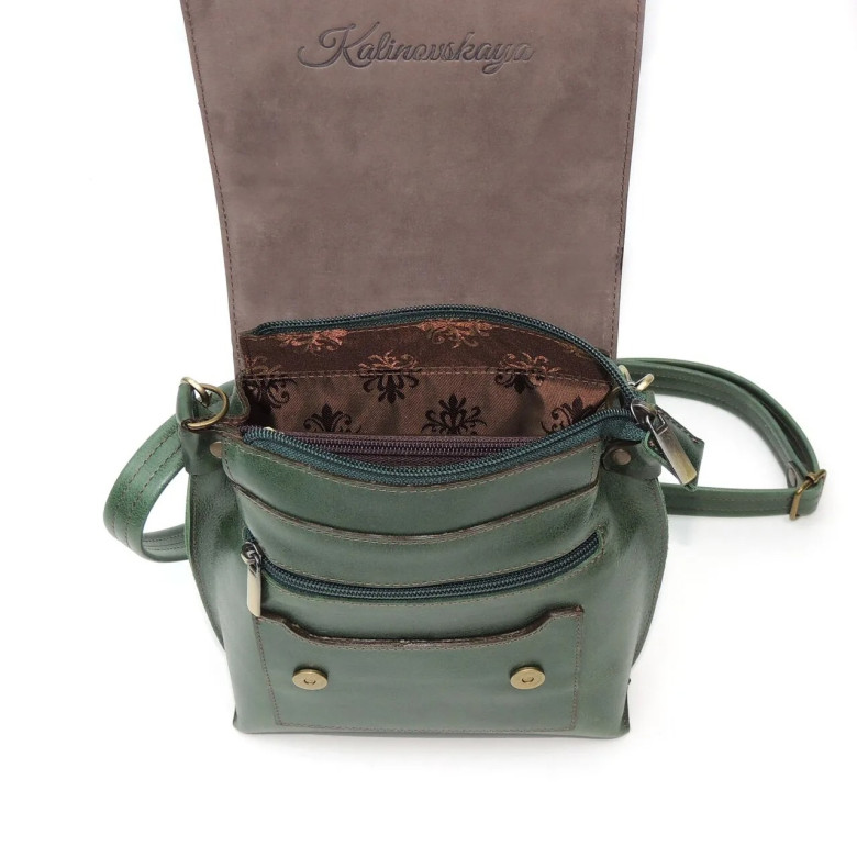 Сумка женская Natalia Kalinovskaya «Джессика» зелёная Сумка женская Natalia Kalinovskaya «Джессика» зелёная