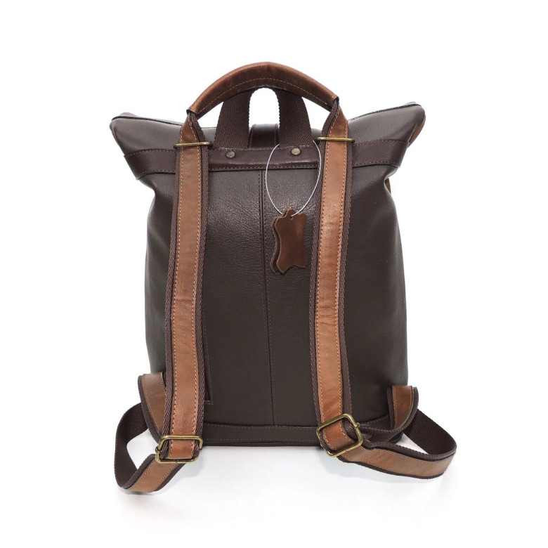 Сумка-рюкзак Natalia Kalinovskaya "Иста" рыжая/коричневая флотер