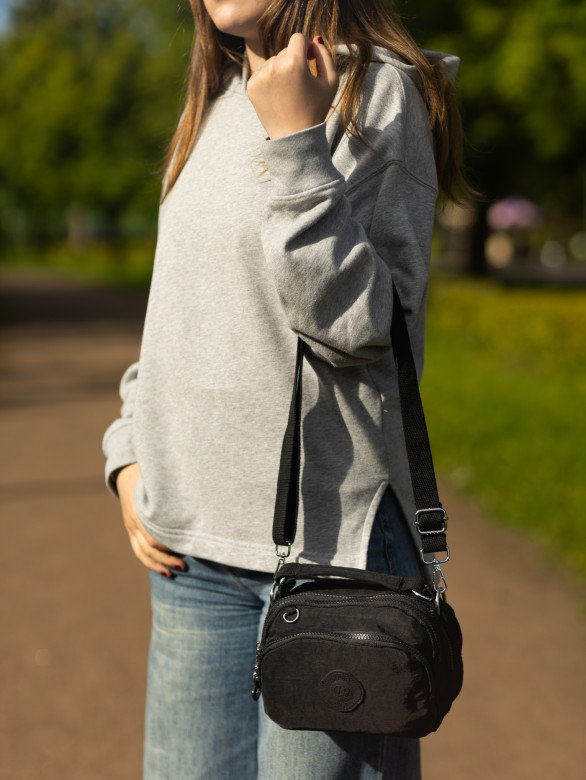 Сумка Bobo, 9048-3 черная Сумка Bobo, 9048-3 черная