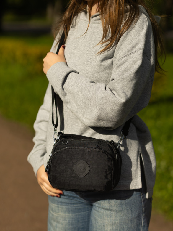 Сумка Bobo, 9048-3 черная Сумка Bobo, 9048-3 черная