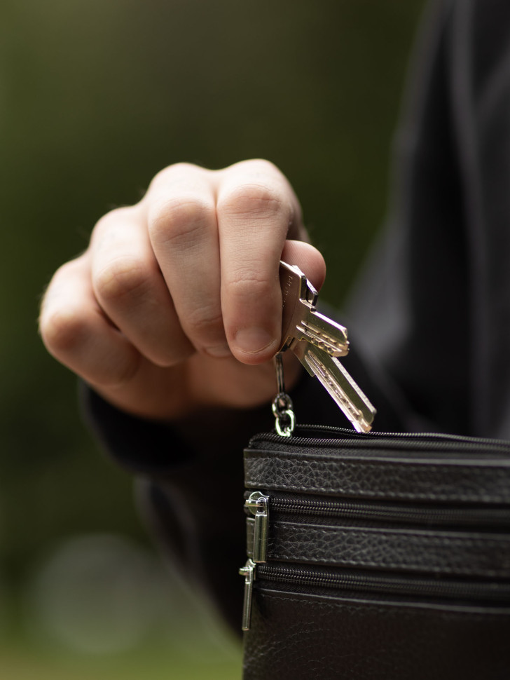 Кошелек для мелочи + ключница A-00141 black Кошелек для мелочи + ключница A-00141 black