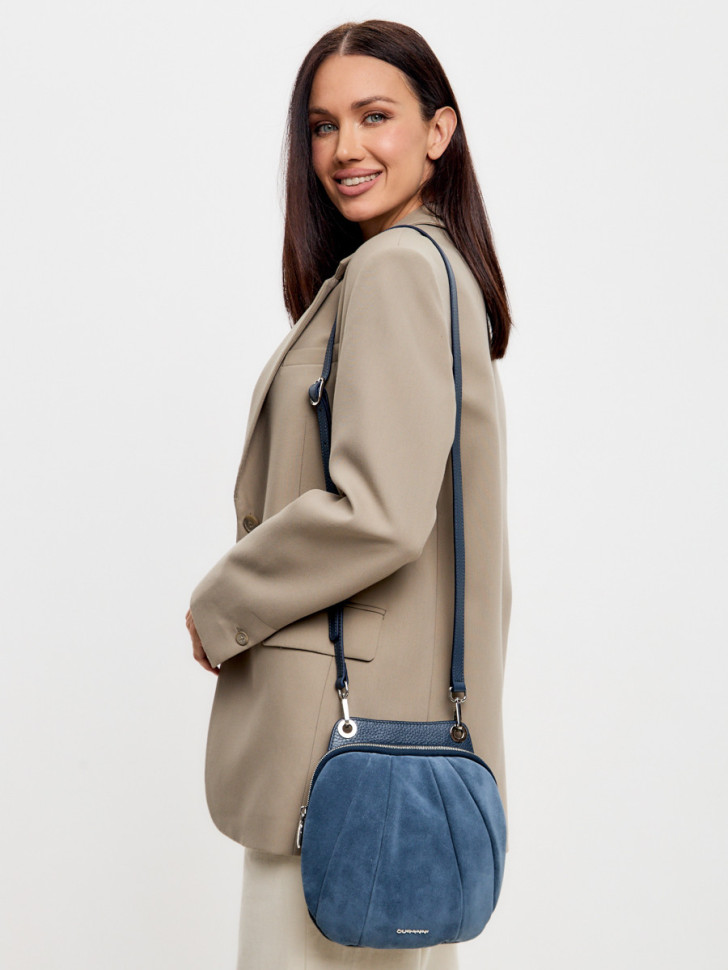 Сумка Curanni 2477 замша джинс Сумка Curanni 2477 замша джинс