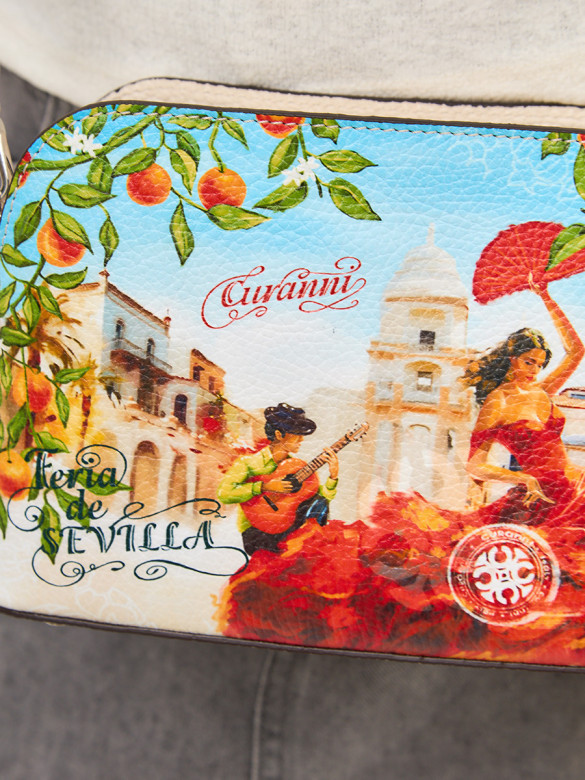 Сумка Curanni 2537 фламенко латте Сумка Curanni 2537 фламенко латте