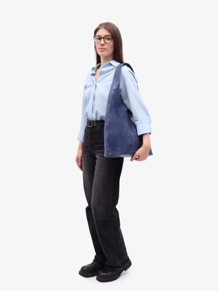 Сумка ALEXX 0127 темно синяя