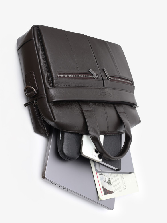 Сумка мужская Cheer Soul G 7710 коричневая