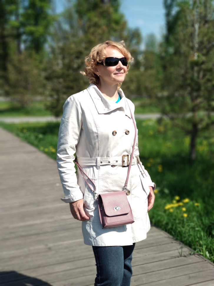 Сумка женская Natalia Kalinovskaya, «Альдо» сиреневая Сумка женская Natalia Kalinovskaya, «Альдо» сиреневая