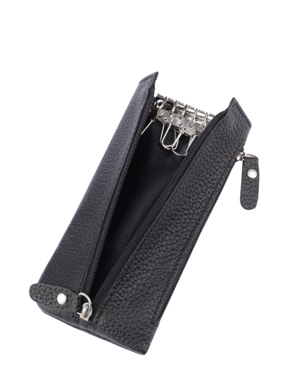 Ключница 42381 MG DEERSKIN черная