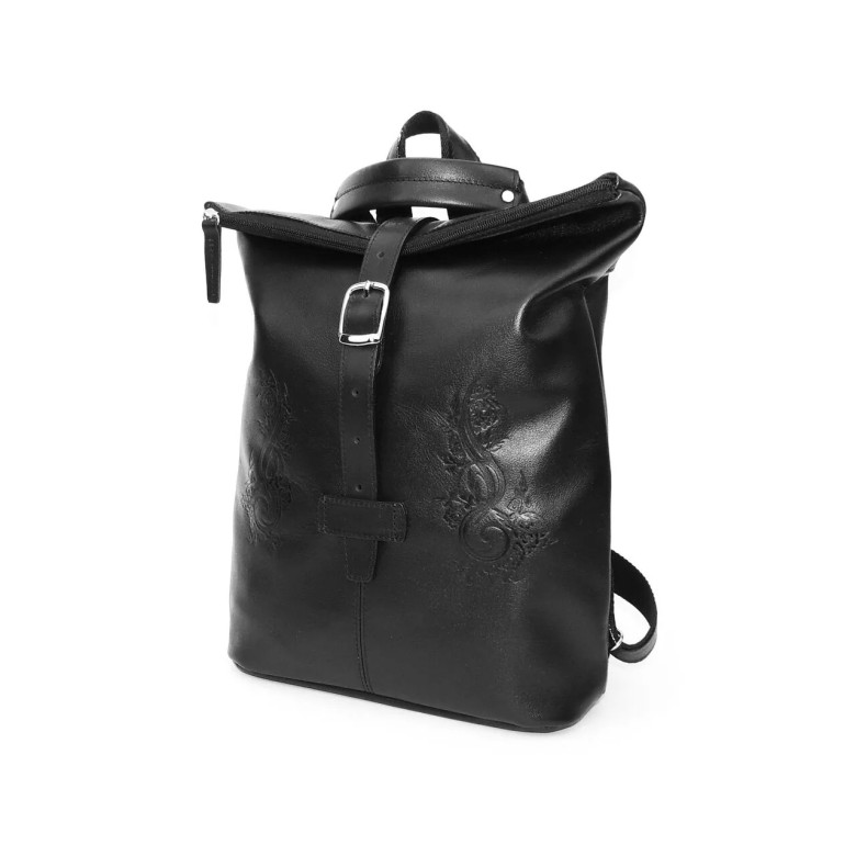 Рюкзак женский Natalia Kalinovskaya СР-34т.711 «Джемма» чёрный гладкий