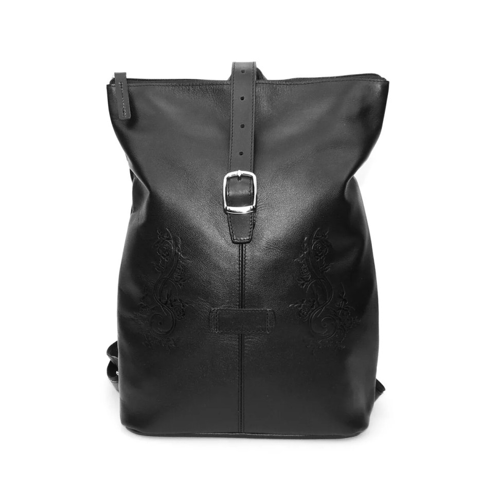 Рюкзак женский Natalia Kalinovskaya СР-34т.711 «Джемма» чёрный гладкий Рюкзак женский Natalia Kalinovskaya СР-34т.711 «Джемма» чёрный гладкий