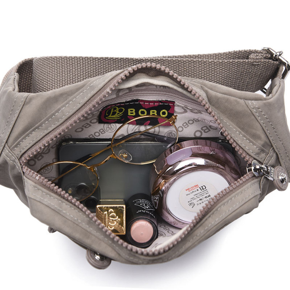 Сумка на пояс Bobo 8829-1 тёмно-бежевая