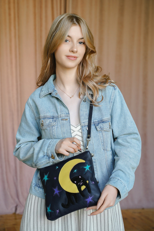 Сумка Protege ДС-310-247 "Кот№51" синий Сумка Protege ДС-310-247 "Кот№51" синий