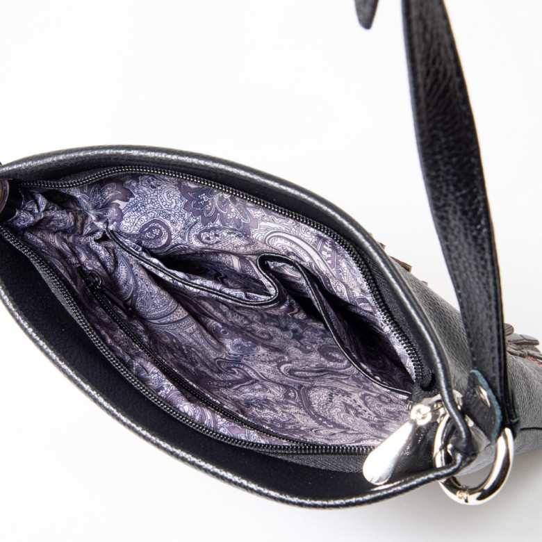 Сумка женская Protege, ДС-144-74 Кот № 45 чёрная