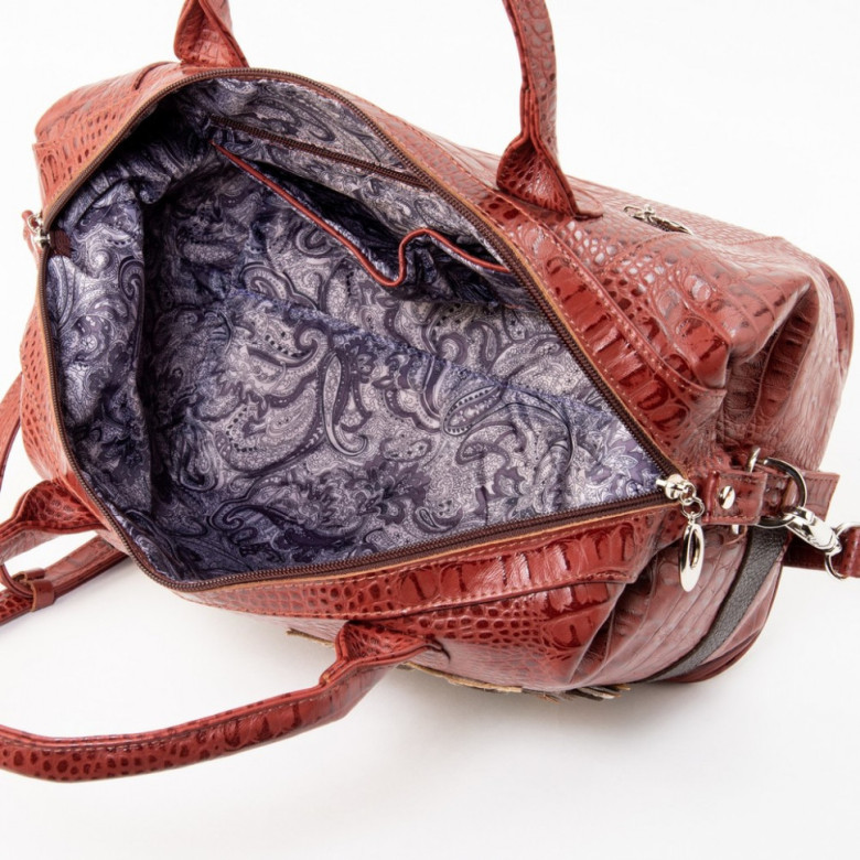 Сумка женская Protege, ДС-195-172 Корги т.кор.рептилия