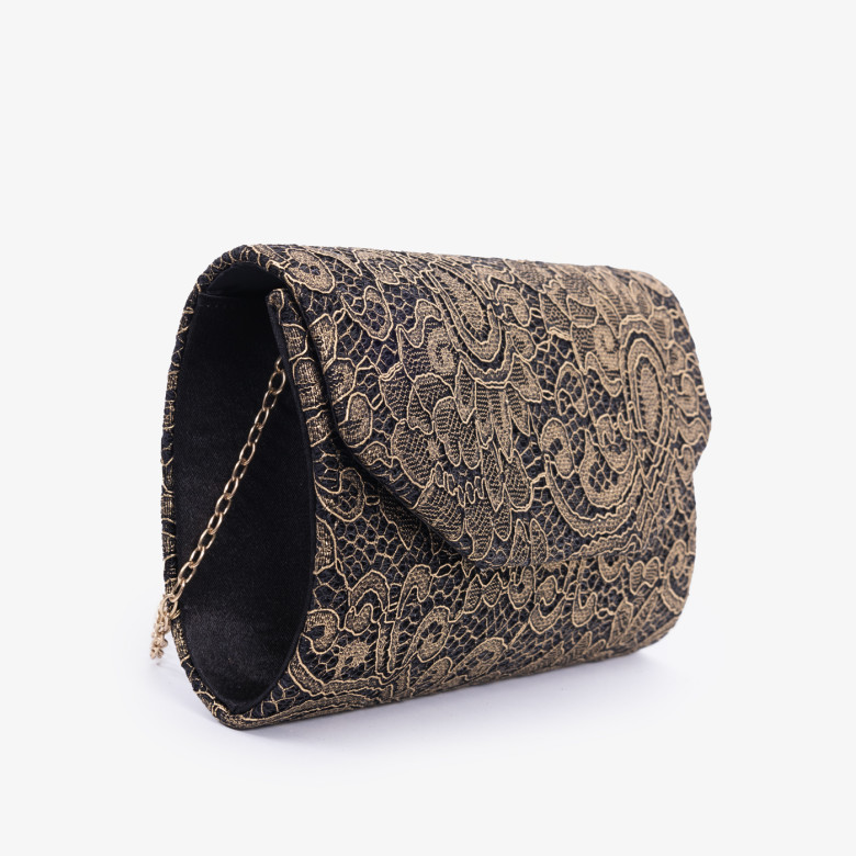 Клатч женский Funxilan 1708-2 black/gold