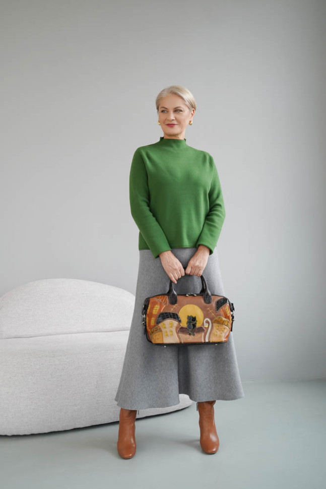 Сумка Protege ДС-195-196 "Город №6" темно-коричневый