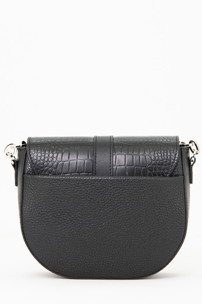 Сумка Protege Ц-472 тёмно-коричневая флотер+гладкая