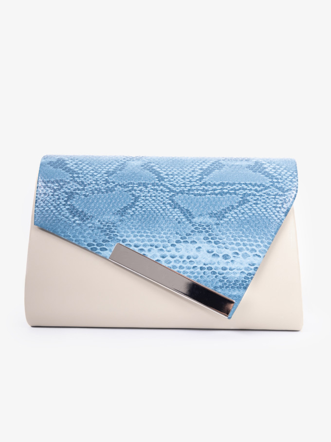 Клатч женский Funxilan 1704 beige/blue Клатч женский Funxilan 1704 beige/blue