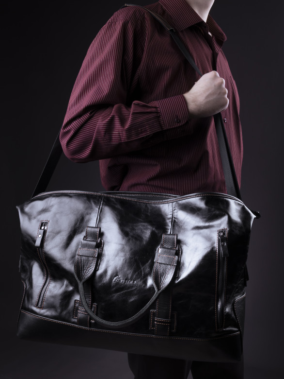 Сумка дорожная Baggins 1017 черная пулл-ап Сумка дорожная Baggins 1017 черная пулл-ап