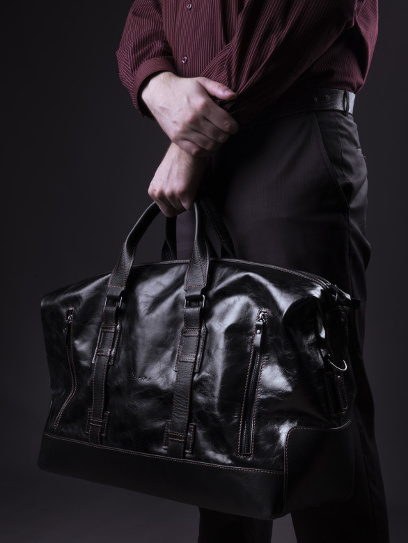 Сумка дорожная Baggins 1017 черная пулл-ап Сумка дорожная Baggins 1017 черная пулл-ап