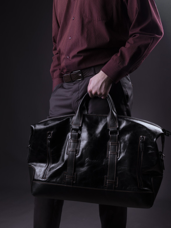 Сумка дорожная Baggins 1017 черная пулл-ап Сумка дорожная Baggins 1017 черная пулл-ап