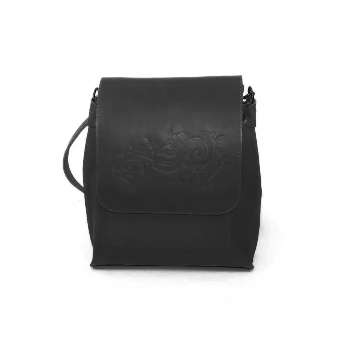 Женская кожаная сумка Natalia Kalinovskaya С86т-711 черная Женская кожаная сумка Natalia Kalinovskaya С86т-711 черная