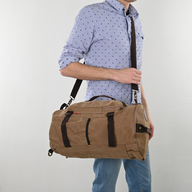 Сумка-рюкзак Б1723 хаки Сумка-рюкзак Б1723 хаки