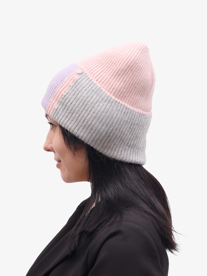 Шапка OvenTrico 1570 розовый/сиреневый/серый Шапка OvenTrico 1570 розовый/сиреневый/серый