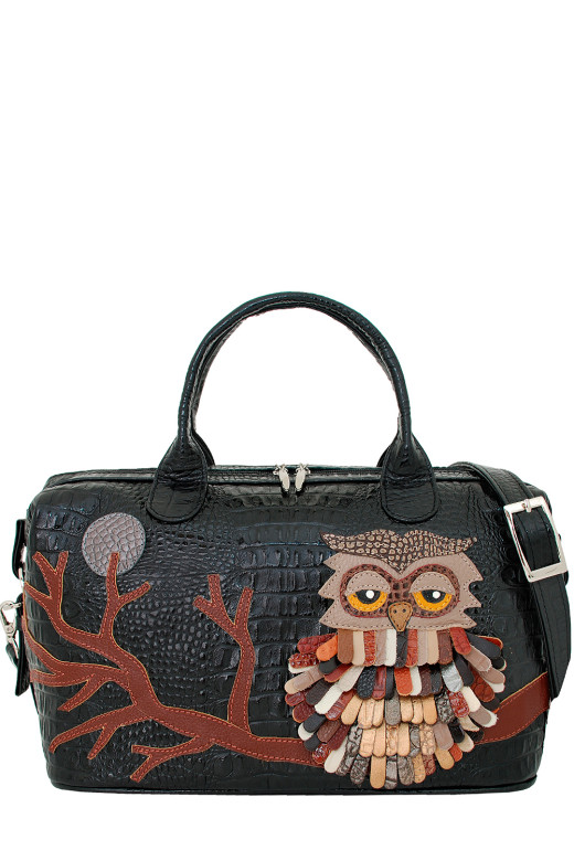 Сумка Protege ДС-195-93 "Сова" черный