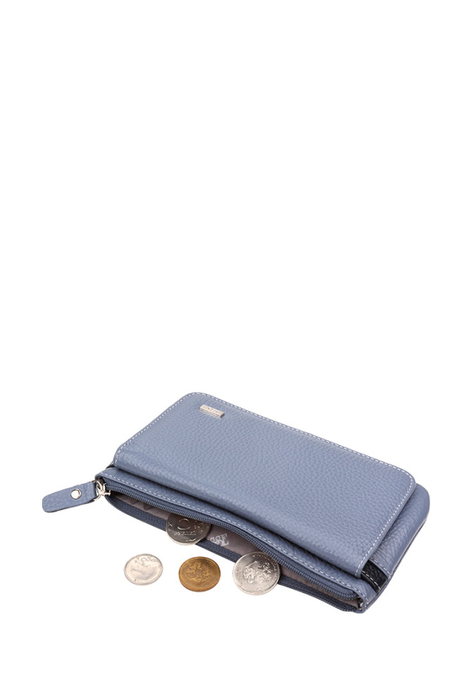Кошелек Esse, 78160 ИНКАНТО ТУМАН серо-голубой/синий Кошелек Esse, 78160 ИНКАНТО ТУМАН серо-голубой/синий