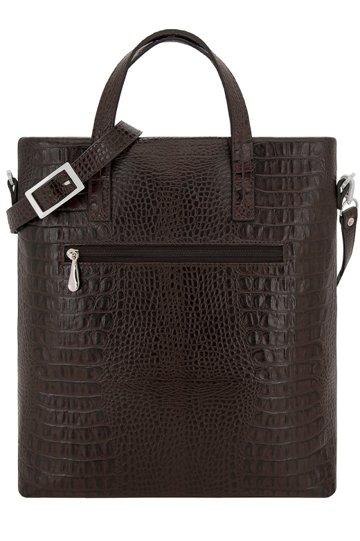 Сумка женская Protege, ДС-220-208 Город №23 тёмно-коричневая рептилия