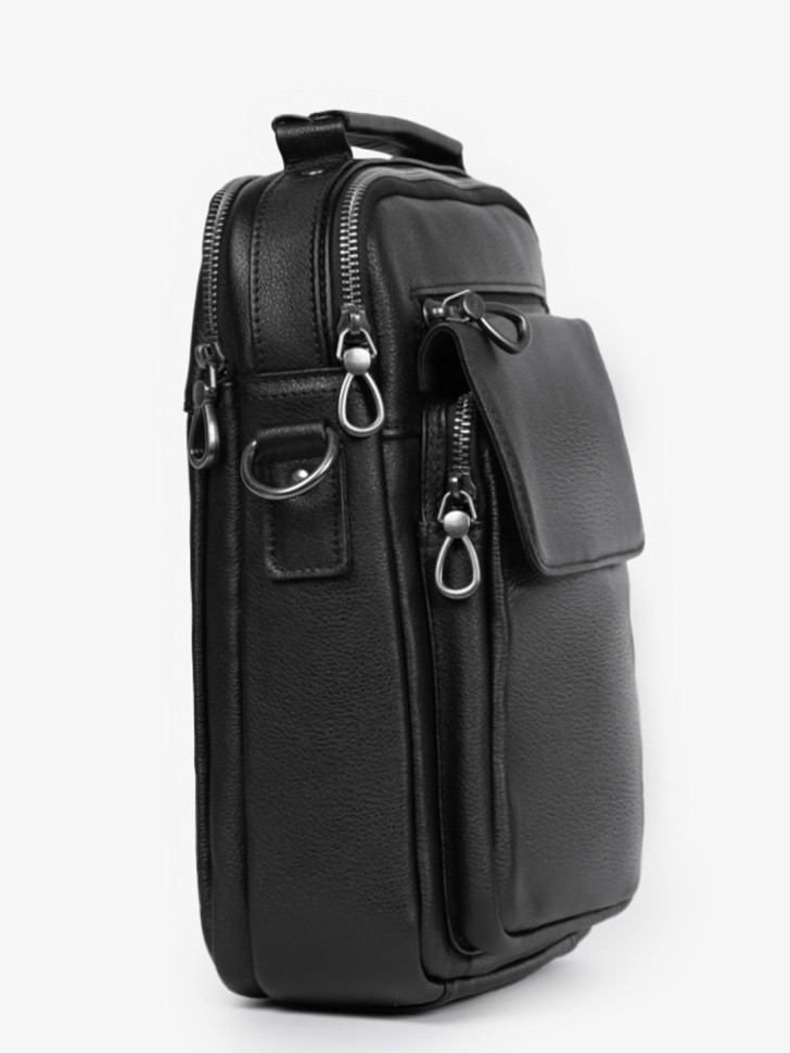 Сумка мужская Baggins Б 725 черная Сумка мужская Baggins Б 725 черная