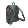 Рюкзак женский Natalia Kalinovskaya, "Дженис" зеленый/бордо